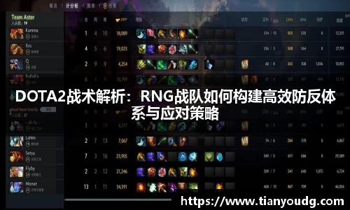 DOTA2战术解析：RNG战队如何构建高效防反体系与应对策略
