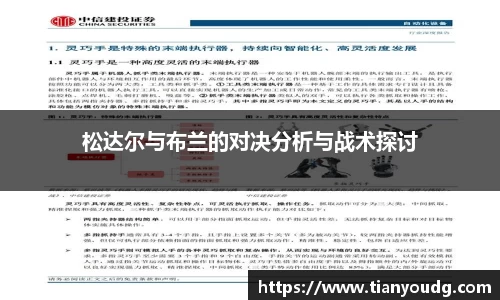 松达尔与布兰的对决分析与战术探讨